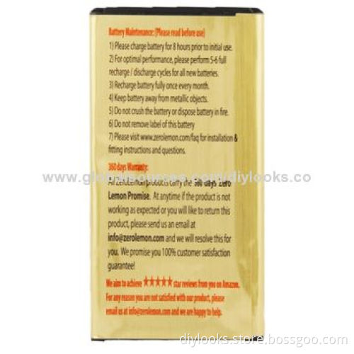 7500mAh Mobile Phone Battery with NFC for Samsung Galaxy S5New